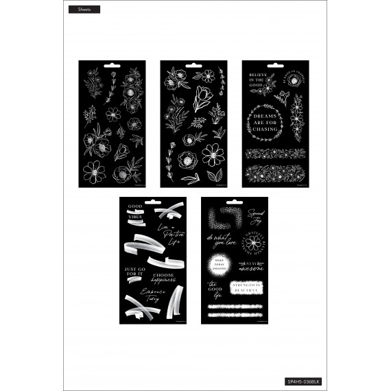 Clear - 5 Sheet Sticker Sheet