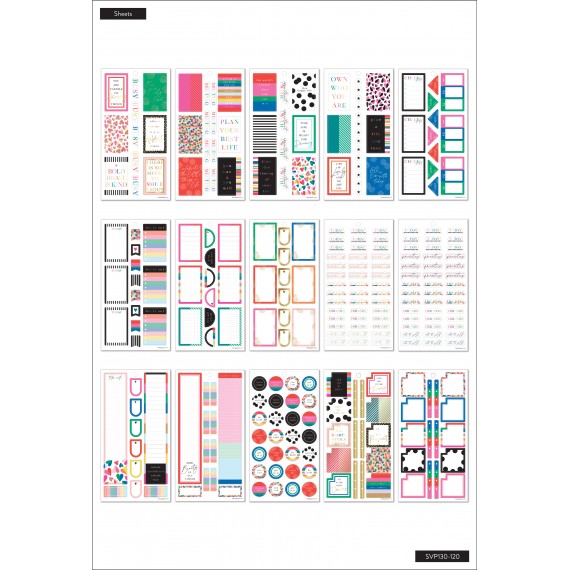 Bold and Bright - Value Pack Stickers