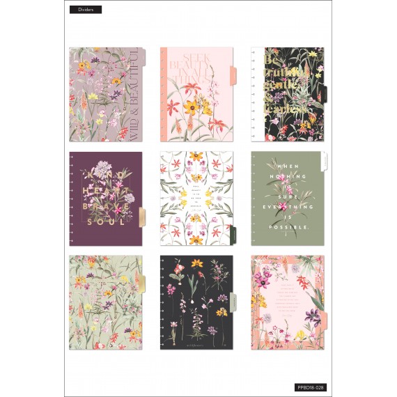 Fresh Botanicals - Big Vertical Happy Planner - 18 Months