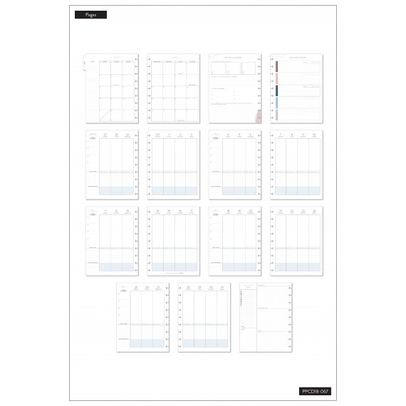 Gratitude - Classic Gratitude Happy Planner - 18 Months