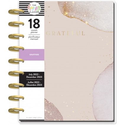 Gratitude - Classic Gratitude Happy Planner - 18 Months