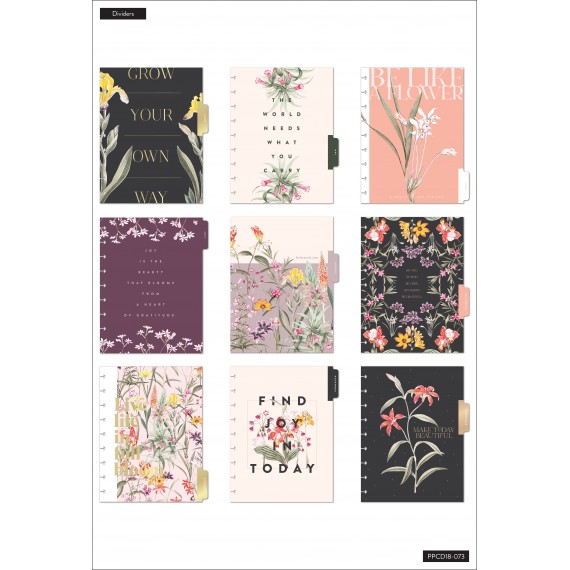 Fresh Botanicals - Classic Vertical Happy Planner - 18 Months