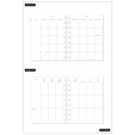 Blushin' It - Classic Vertical Happy Planner - 18 Months