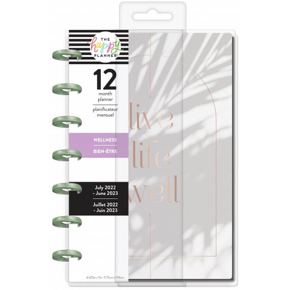 Nature of Wellness - Mini Wellness Happy Planner - 12 Months