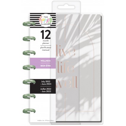 Nature of Wellness - Mini Wellness Happy Planner - 12 Months