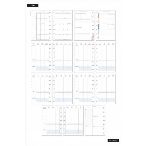 Gratitude - Mini Gratitude Happy Planner - 12 Months