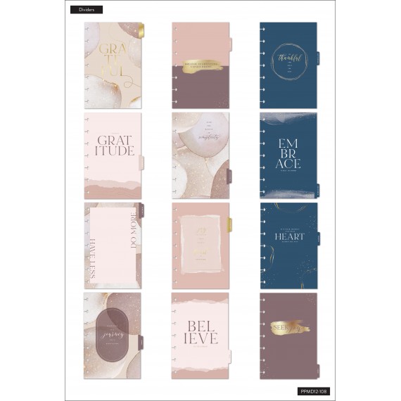 Gratitude - Mini Gratitude Happy Planner - 12 Months