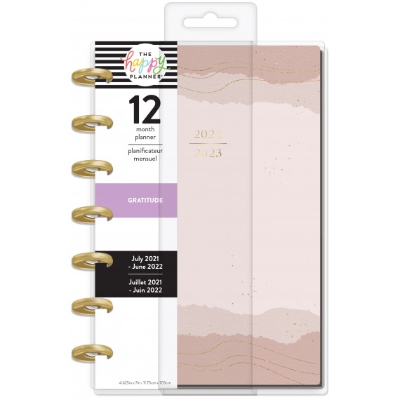 Gratitude - Mini Gratitude Happy Planner - 12 Months