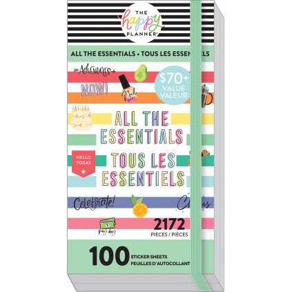 All the Essentials - Mega Value Pack Stickers - 100 Sheets