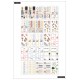 Flowers Notes & Boxes - Mega Value Pack Stickers - 100 Sheets