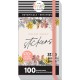 Flowers Notes & Boxes - Mega Value Pack Stickers - 100 Sheets