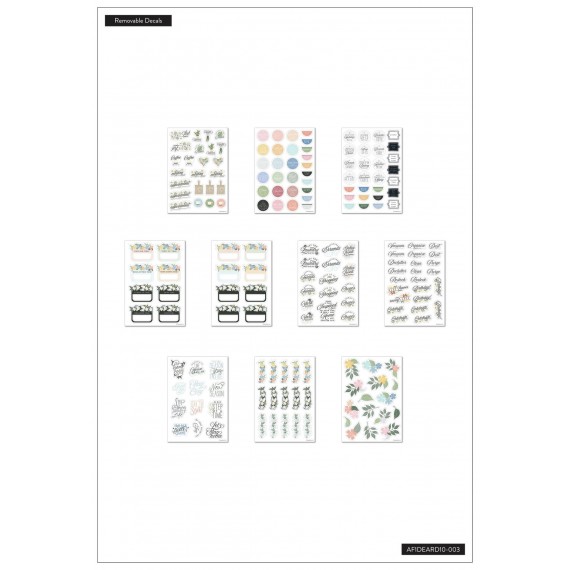 Homebody - Dry Erase Accessory Removable Clings Mega Pack
