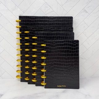 Black Croco - Mini Chic Cover Set - Live Love Posh