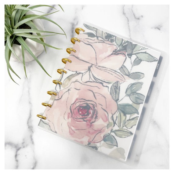 Mini Frosted Planner Cover - Live Love Posh