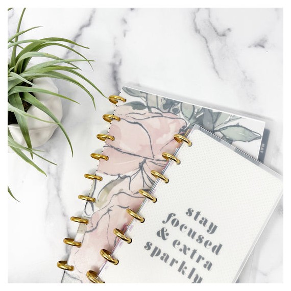 Mini Frosted Planner Cover - Live Love Posh