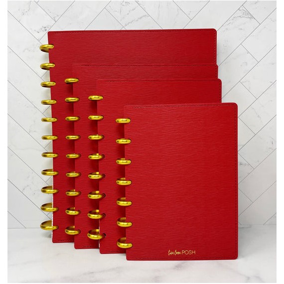 Ridged Vivid Red - Classic Chic Cover Set - Live Love Posh