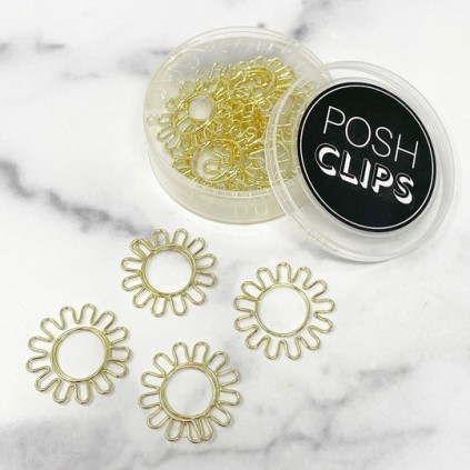 Gold Sunflower - Posh Clips - Live Love Posh