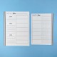 Week At A Glance Filler Paper - 100 sheets - Classic- Live Love Posh