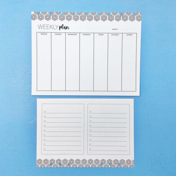 Week At A Glance Filler Paper - 100 sheets - Classic- Live Love Posh