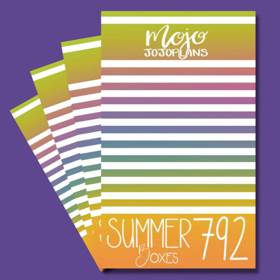 Summer Boxes Sticker Book - Mojo JojoPlans