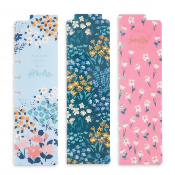 Teeny Florals - Classic Bookmarks - 3 pack