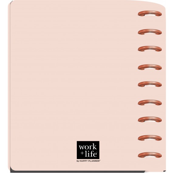 Work + Life Minimalist Blush - Classic Vertical Professional Planner - 12 months