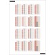 Work + Life Blush Minimalist Fan Sticker Book - 16 Sheets