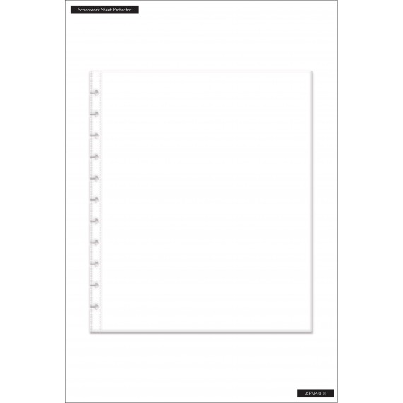 Schoolwork Sheet Protector Pack
