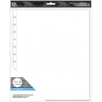 Schoolwork Sheet Protector Pack