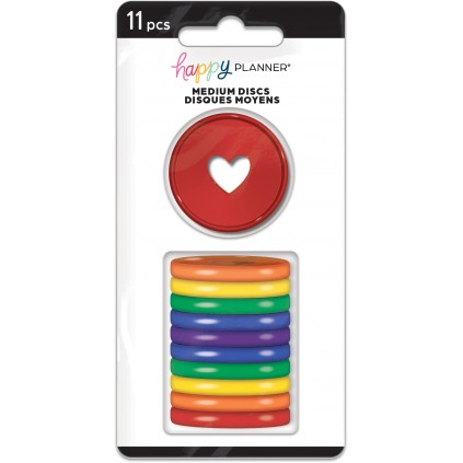 Rainbow - Medium Plastic Discs