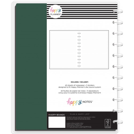 Brave & Inspired Teacher - Big Notebook