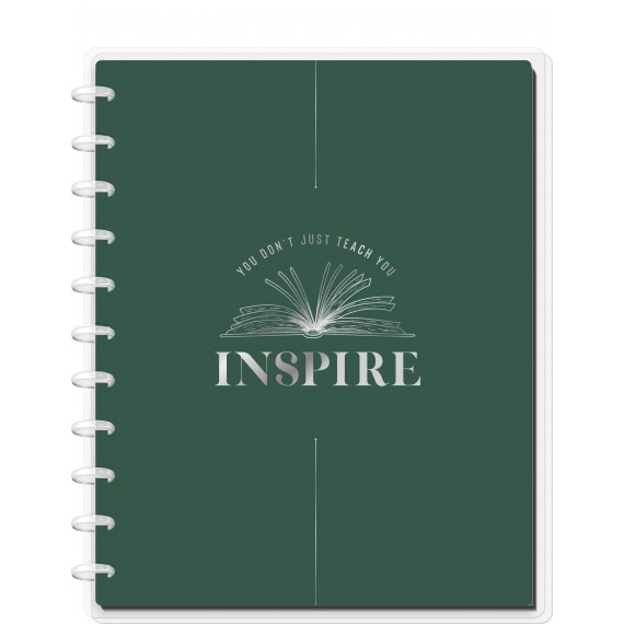 Brave & Inspired Teacher - Big Notebook