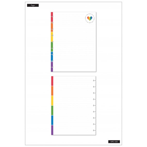 Pride Rainbow Stay True - Classic Notebook