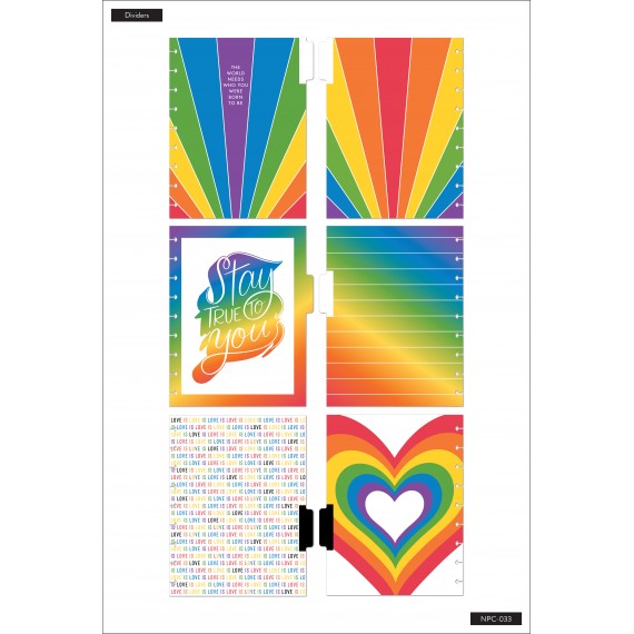 Pride Rainbow Stay True - Classic Notebook