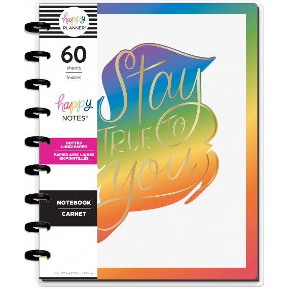 Pride Rainbow Stay True - Classic Notebook