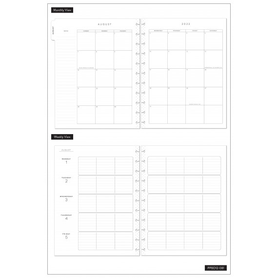 Brave & Inspired - BIG Teacher Happy Planner - 12 Months