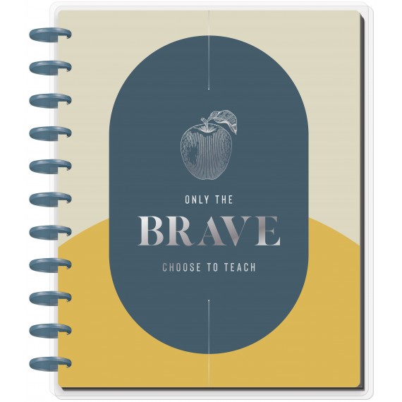 Feilvare - Brave & Inspired - BIG Teacher Happy Planner - 12 Months
