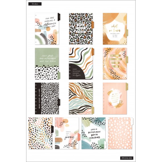 Feilvare - Wild Journey - Classic Teacher Happy Planner - 12 Months