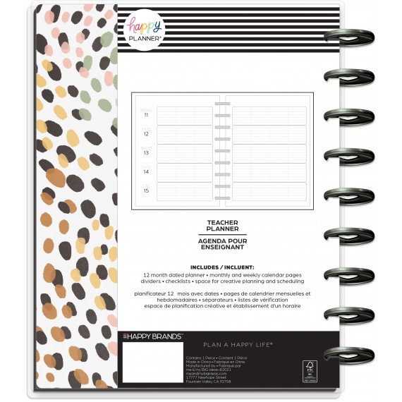 Feilvare - Wild Journey - Classic Teacher Happy Planner - 12 Months
