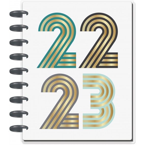 Plan On It - Classic Hourly Vertical Student Happy Planner - 12 Months