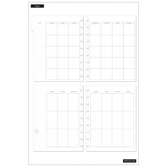 Pride Rainbow - Classic Vertical Undated Happy Planner - 12 Months