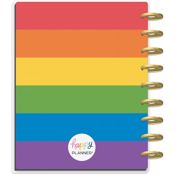 Feilvare - Pride Rainbow - Classic Vertical Undated Happy Planner - 12 Months