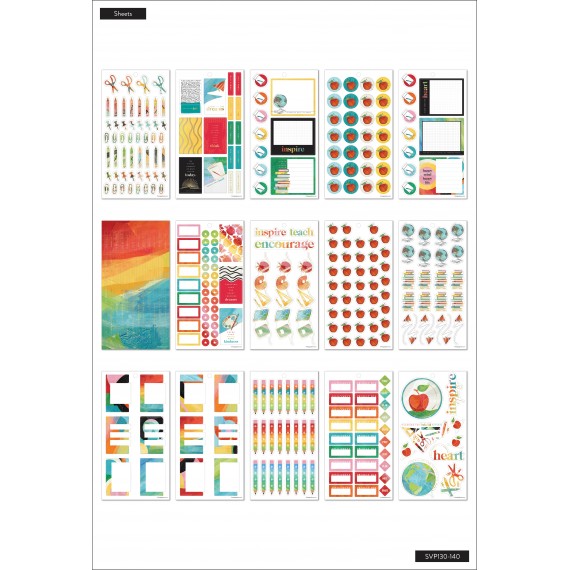 Painterly Collage - Classic Sticker Value Pack