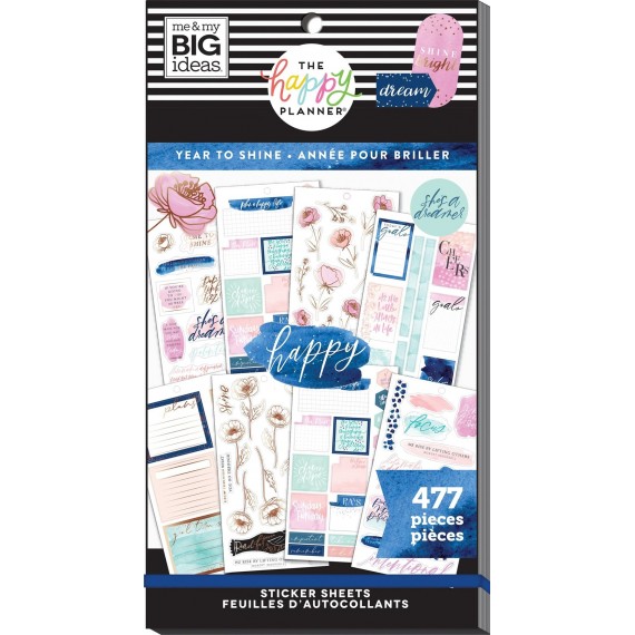 Year to Shine Goals - Value Pack Stickers