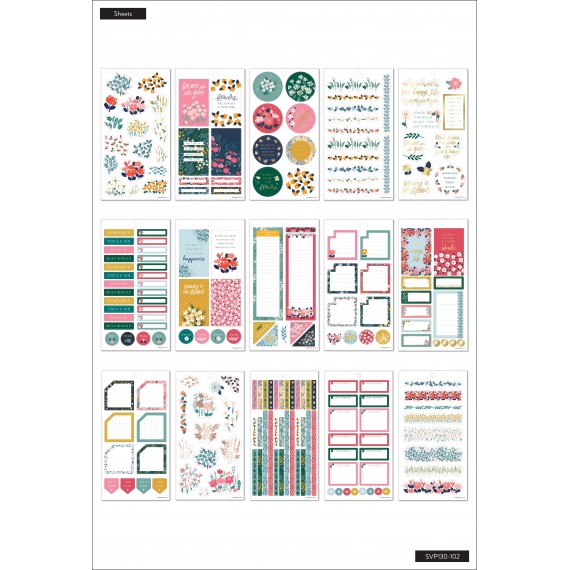 Teeny Florals BIG - Value Pack Stickers