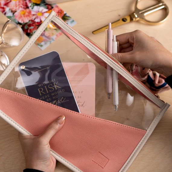 Pink - Work + Life Minimalist Pen Pouch