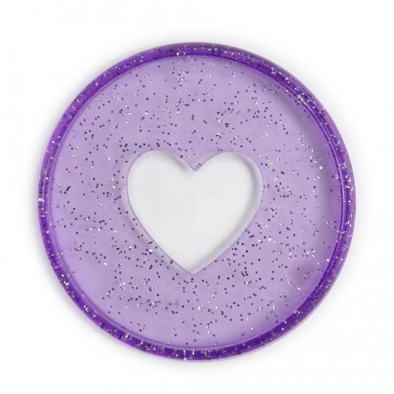 Grape - Glitter Medium Discs