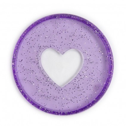 Grape - Glitter Medium Discs