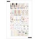 Feilvare - Flowers Notes & Boxes - Mega Value Pack Stickers - 100 Sheets