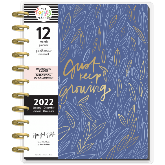 Feilvare - Keep Growing - BIG Happy Planner - Dashboard - 12 months
